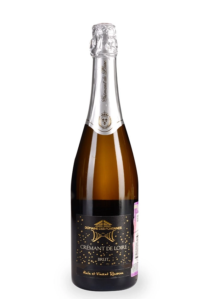 Игристое вино  Domaine des Fontaines  Cremant de Loire Brut  750мл