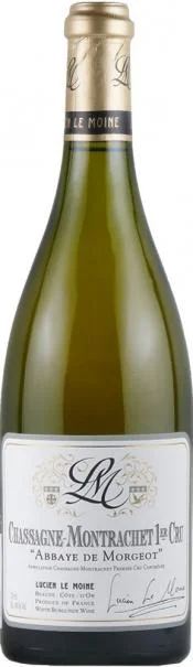 Вино Lucien Le Moine  Chassagne-Montrachet Premier Cru  Abbaye de Morgeot AOC  Люсьен Ле Муан  Шассань-Монраше Премье Крю Аббэ де Моржо 2012  750 мл
