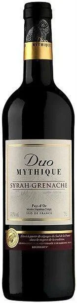 Вино Val d'Orbieu-Uccoar, "Duo Mythique" Syrah-Grenache, Pays d'Oc, Дуо Мифик Сира Гренаш Руж красн. сух. 2012 13.5%