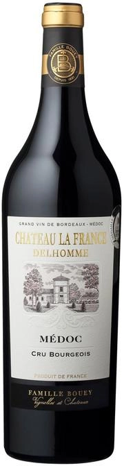 Вино  Chateau La France Delhomme Crus Bourgeois, Medoc AOC  Шато Ля Франс Деломм, Крю Буржуа  750 мл