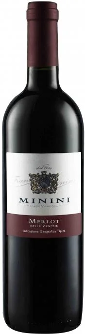 Вино Minini Merlot Veneto IGT Минини Мерло 2012 750 мл