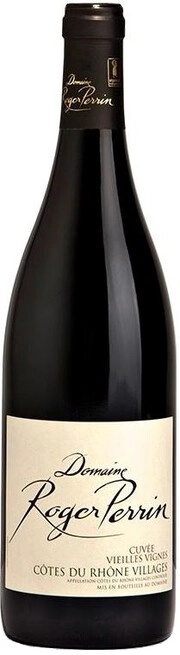Вино Domaine Roger Perrin  Cotes du Rhone Villages  Cuvee Vieilles Vignes  AOC  2020  750 мл 14,5%