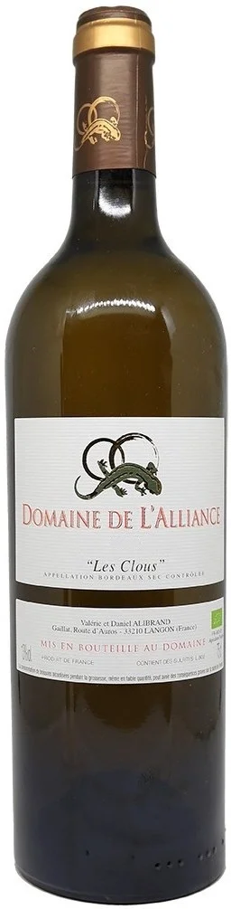 Вино Domaine de L’Alliance Les Clous Bordeaux 2023 1500 мл