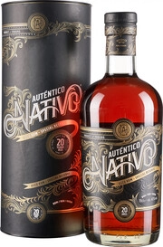 Ром  Autentico Nativo 20 Years Old gift box  700 мл