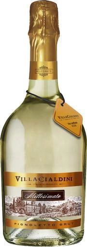Игристое вино Villa Cialdini Pignoletto DOC Brut  2019 750 мл