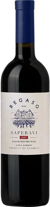 Вино Begaso Saperavi Kvevri  2019 750 мл