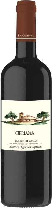 Вино Bolgheri Rosso Cipriana  2020 750 мл