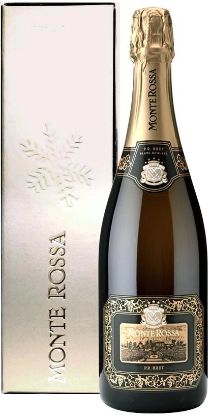 Вино Monte Rossa  "P.R." Blanc de Blancs Brut "Premium" gift box  1500 мл
