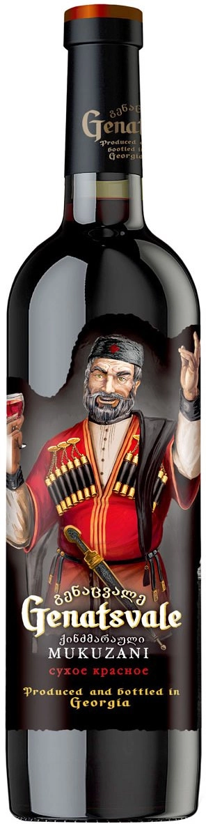 Вино   Genatsvale  Mukuzani  Генацвале Мукузани 750 мл