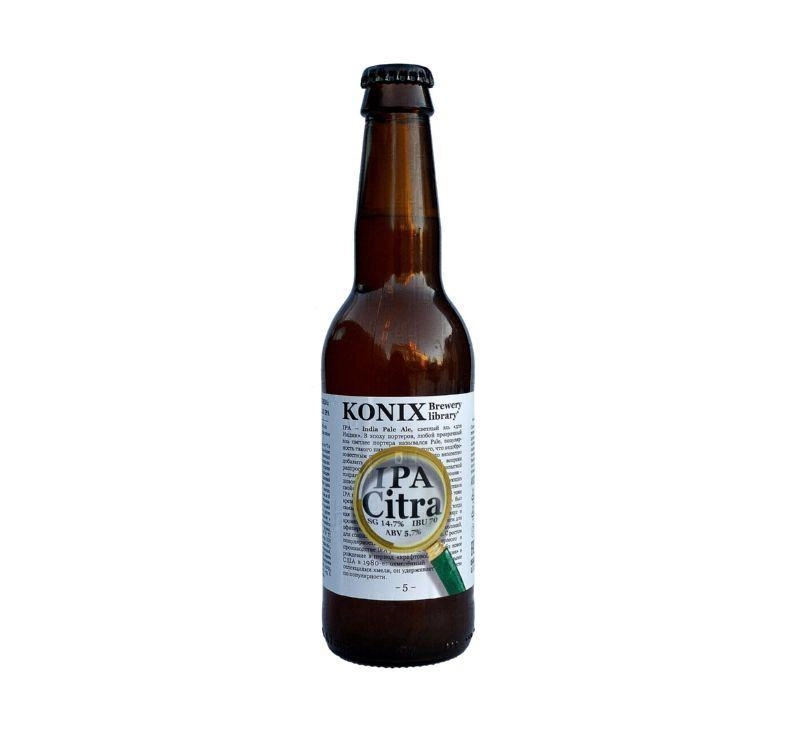 Пиво Konix IPA Citra/Коникс "ИПА Цитра" 330 мл