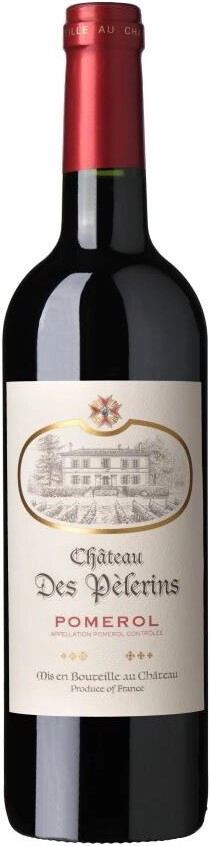 Вино Chateau des Pelerins Pomerol 2018 750 мл 13,5%