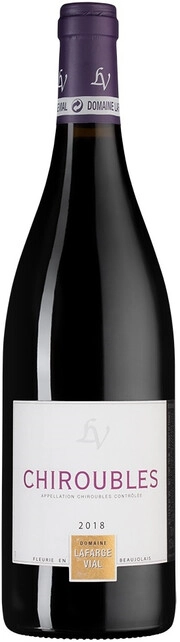 Вино Domaine Lafarge Vial Chiroubles AOC  2019 750 мл
