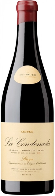 Вино Artuke La Condenada Rioja DOCa   2019  750 мл 14%