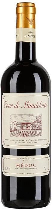 Вино Tour de Mandelotte Medoc AOC  Тур де Манделотт Медок 2019 750 мл
