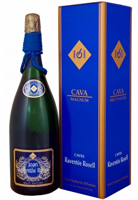 Игристое вино Raventos Rosell  Bryut Natur gift box  1500 мл