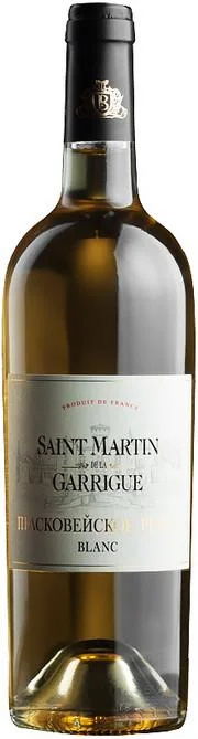 Вино Chateau Saint Martin de la Garrigue Praskoveyskoe Reserve Blanc Шато Сен-Мартан де ля Гарриг Прасковейское Резерв Белое 750 мл