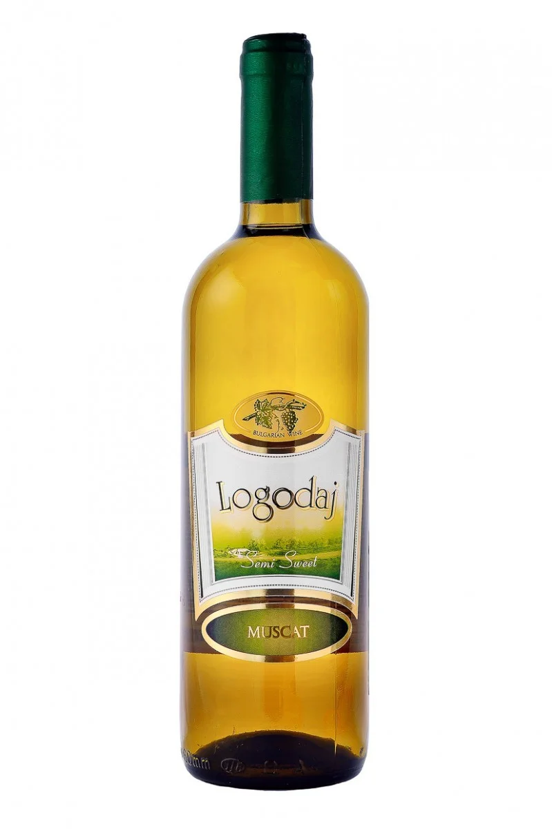 Вино Logodaj Winery Muscat Semi Sweet Логодаж Мускат 750 мл