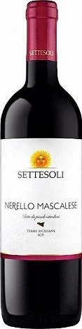 Вино   Settesoli Nerello Mascalese Terre Siciliane, IGT  Сеттесоли Нерелло Маскалезе Терре Сичилиане      2022 750 мл