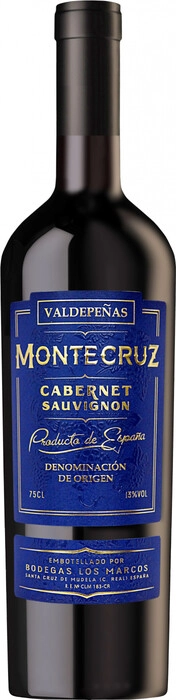 Вино  Montecruz    Cabernet Sauvignon   Valdepenas DO   750 мл