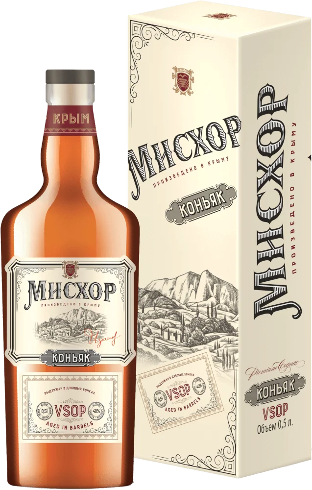 Коньяк  Изюмовъ  Мисхор ВСОП  в п/у  500 мл