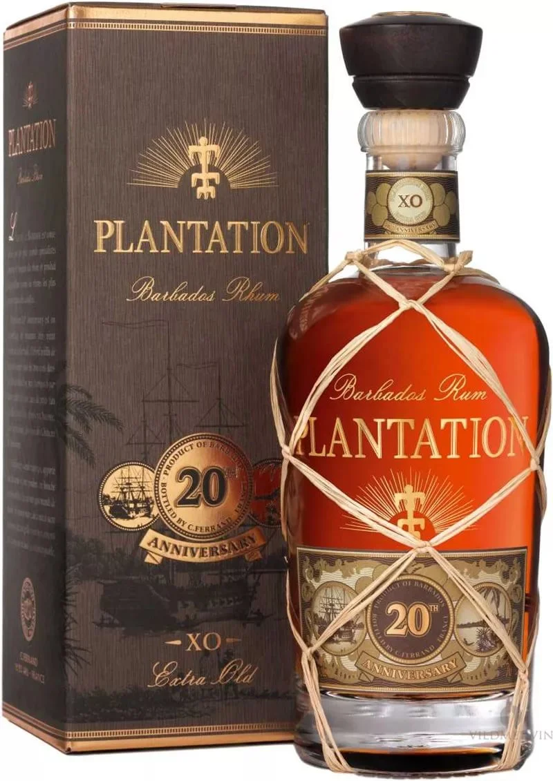 Ром Rum Plantation Barbados 20th Anniversary, Gift Box, Плантейшн  20 Эниверсари  темный выдержанный в подарочной упаковке