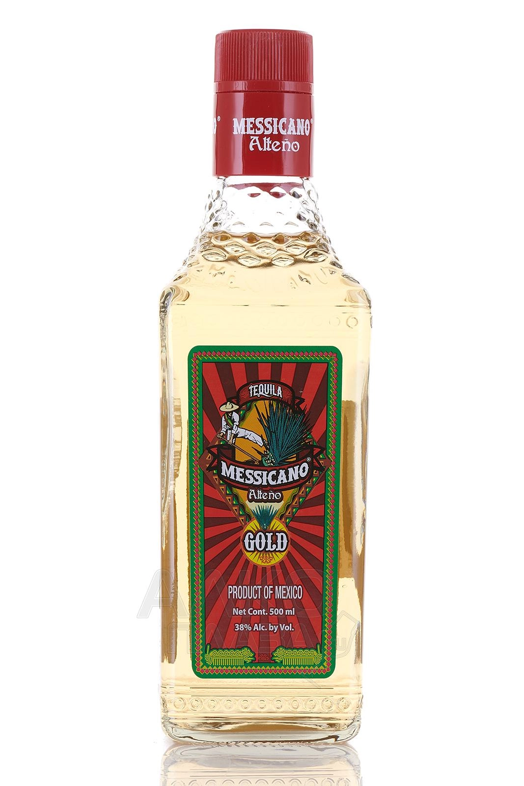 Текила Messicano Alteno Maestre Gold   500 мл