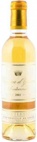 Вино Chateau d'Yquem Sauternes AOC 1-er Grand Cru Superieur  Шато д'Икем Сотерн АОС 1-er Гран Крю Сюпериор 2001  375 мл