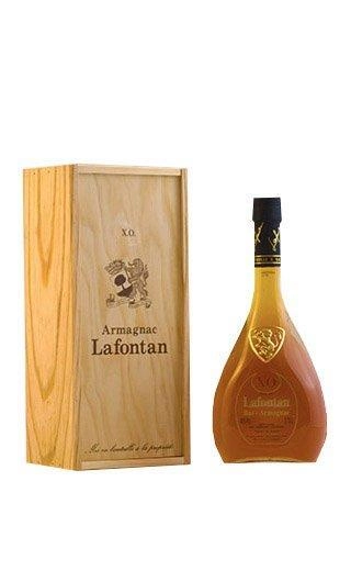 Lafontan XO Bas Armagnac AOC wooden box Лафонтан XO 700 мл