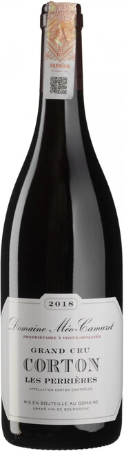 Вино Domaine Méo-Camuzet Corton Grand Cru Les Perrieres  2018 750 мл 14%