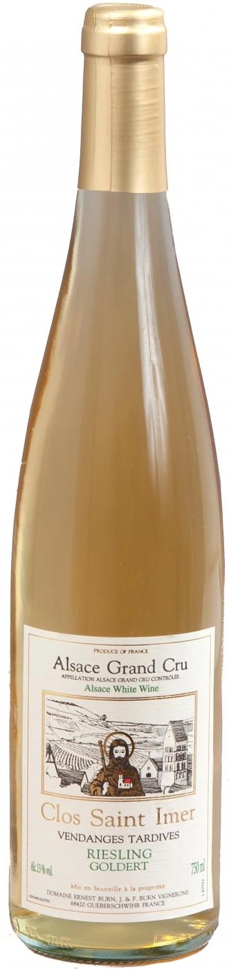 Вино Domaine Ernest Burn, Riesling "Clos Saint Imer  AOC Grand Cru Goldert Vendanges Tardives  2006 750 мл