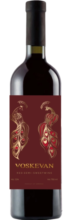 Voskevan, red semi-sweet 2019 750  мл 12 %