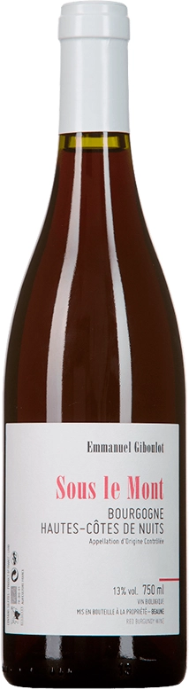 Вино Emmanuel Giboulot Sous le Mont Bourgogne Hautes-Cotes de Nuits AOC  2017 750 мл