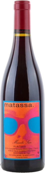 Вино Matassa  Mambo Sun  Матасса Мамбо Сан  2019   750 мл