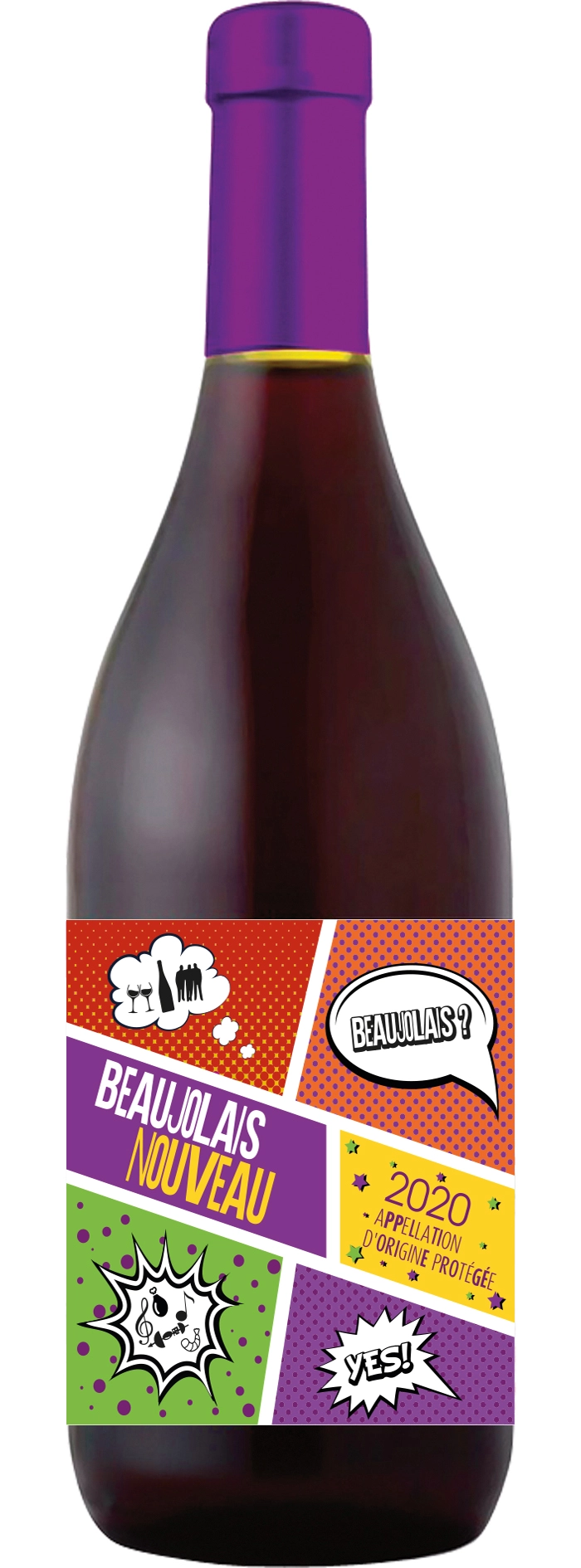 Вино Beaujolais Nouveau Beaujolais  Божоле Нуво 2020 750 мл