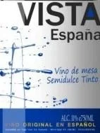Вино Capel Vinos  Vista Espana Rosso   Капель Винос Виста Испания красное полусладкое  1000 мл