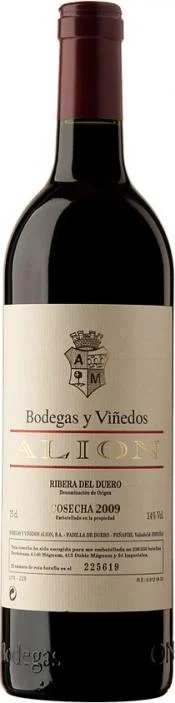 Вино Ribera del Duero DO, "Alion",  "Алион", 2009, 750 мл