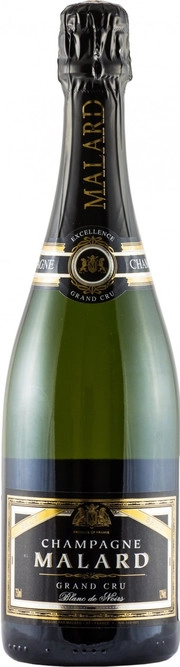 Вино Malard Brut Blanc de Noirs Grand Cru Малар Брют Блан де Нуар Гран Крю  750 мл