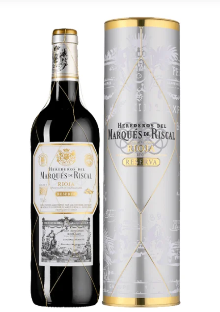 Вино Marques de Riscal Marques de Riscal Reserva in gift box Маркес де Рискаль Ресерва в п/у 2021 0.75