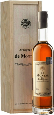 Арманьяк Armagnac de Montal Bas Armagnac wooden box 1970 200 мл 40%