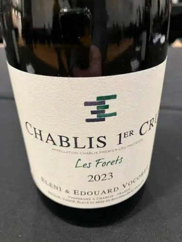 Вино Domaine Eleni et Edouard Vocoret Chablis Premier Cru  Les Forêts  2023  750 мл