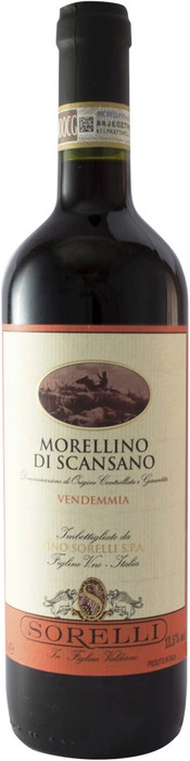 Вино Vino Sorelli, Morellino di Scansano  Сорелли, Мореллино ди Скансано  2017  750 мл