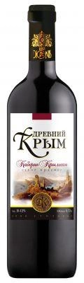 Вино  "Древний Крым Каберне Крымское" столовое сухое красное  10-12%