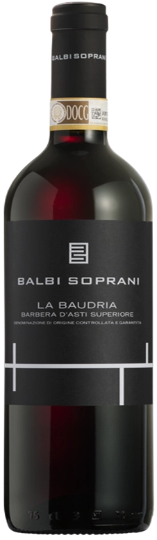 Вино  Balbi Soprani Barbera d'Asti La Baudria  Бальби Сопрани Барбера д'Асти Ла Баудрия 2017 750 мл 14%