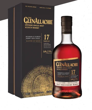 Виски GlenAllachie  Mizunara & Oloroso Sherry Cask Finish gift box 17 лет 700 мл