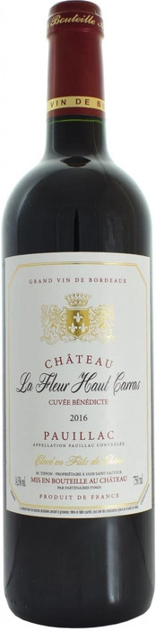 Вино Chateau La Fleur Haut Carras  Cuvee Benedicte  Pauillac AOC   2017 750 мл