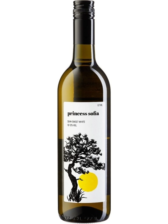 Вино Принцесса София Белое Полусладкое  700 мл