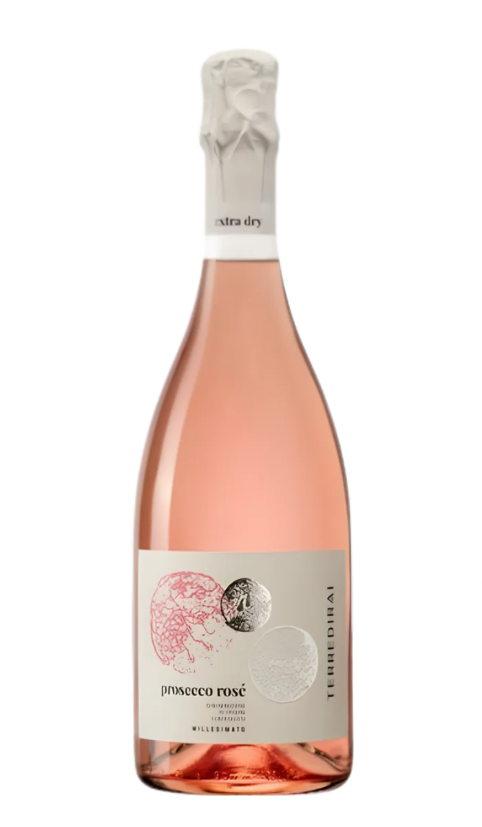 Игристое вино Terre di Rai Prosecco   Rose Millesimato Extra Dry  2024 750 мл  11%