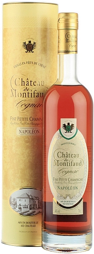 Коньяк Chateau de Montifaud Napoleon Petite Champagne AOC gift box 700 мл