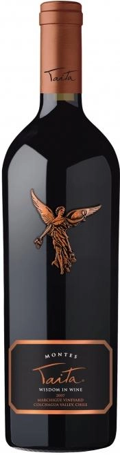 Вино Montes, "Taita", (3 bottles wooden set ), "Таита", 2017 подарочный деревянный сет на 3 бутылки, 750мл