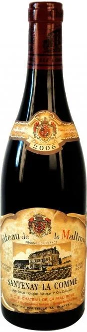 Вино Chateau de la Maltroye  Santenay La Comme Premier Cru AOC  Сантене Ля Комм Премье Крю 2006  750 мл